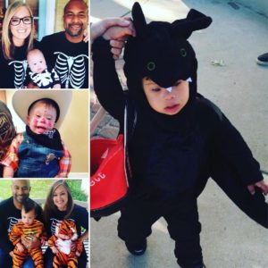 Everett's halloween costumes